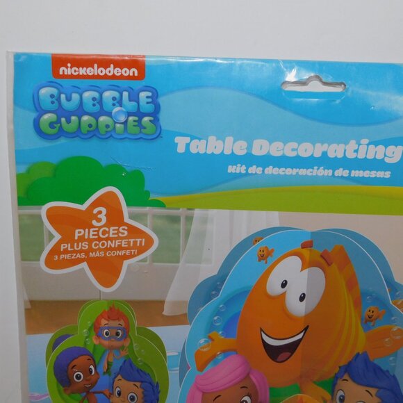 Nickelodeon Bubble Guppies 3 pc Party Centerpiece Table Decorating Kit NEW - Picture 3 of 8